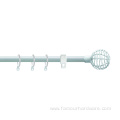 White Bracket Curtain Rod Iron Curtain Rod